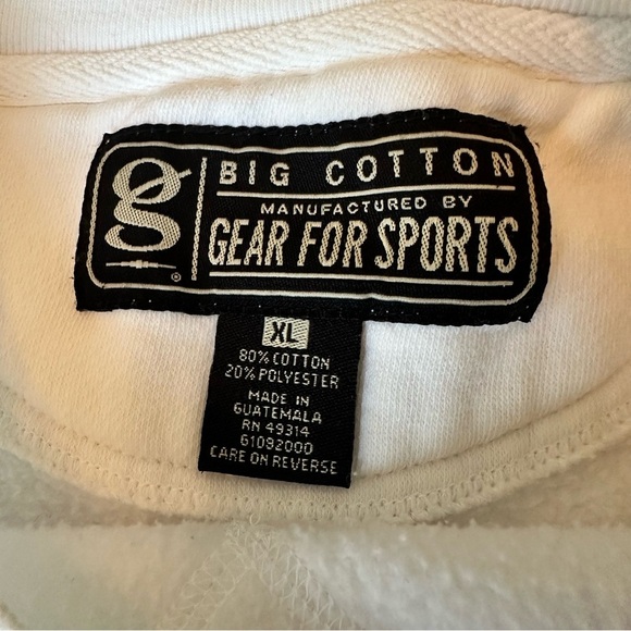 Vintage Carnival Pride Gear Sports Embroidered Crew Sweatshirt White Women’s XL - Picture 4 of 6